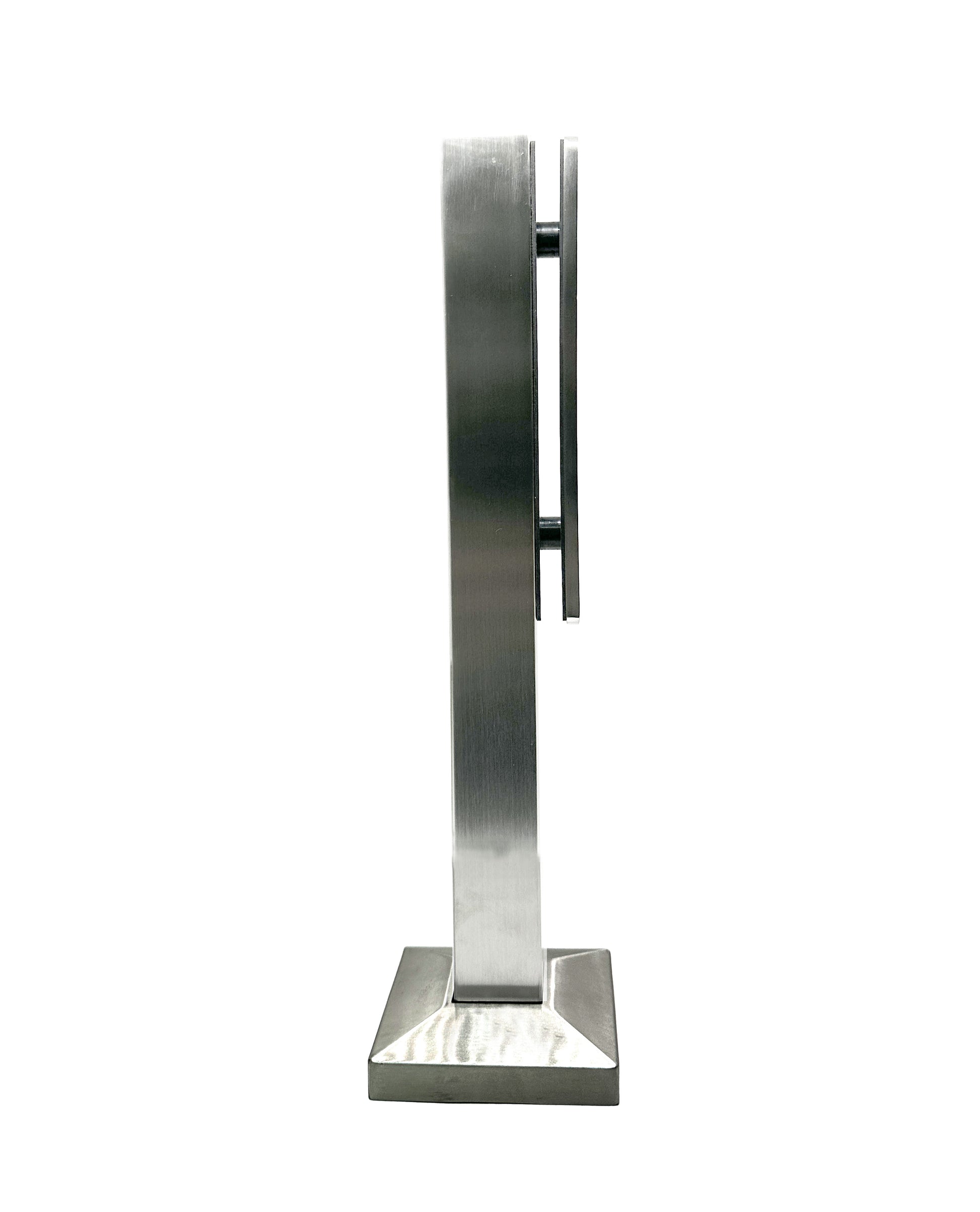 Stainless Steel Glass Talon 15" Post Spigot Balustrade for Stairs Incline Glass Railing  (G1120-BRS) - SHEMONICO