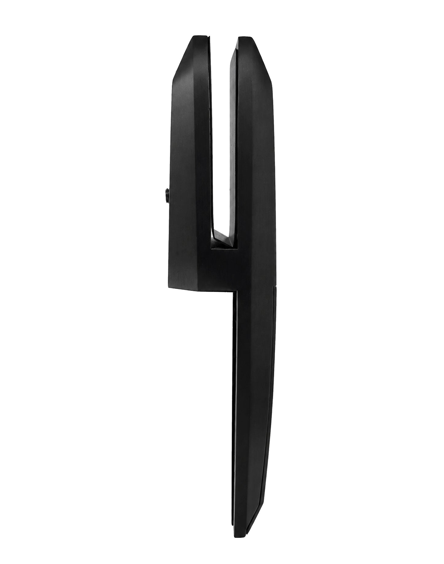 Black Matte Stainless Steel Side Mount Spigot for Glass Railing with Leveling (G1135-BLK)