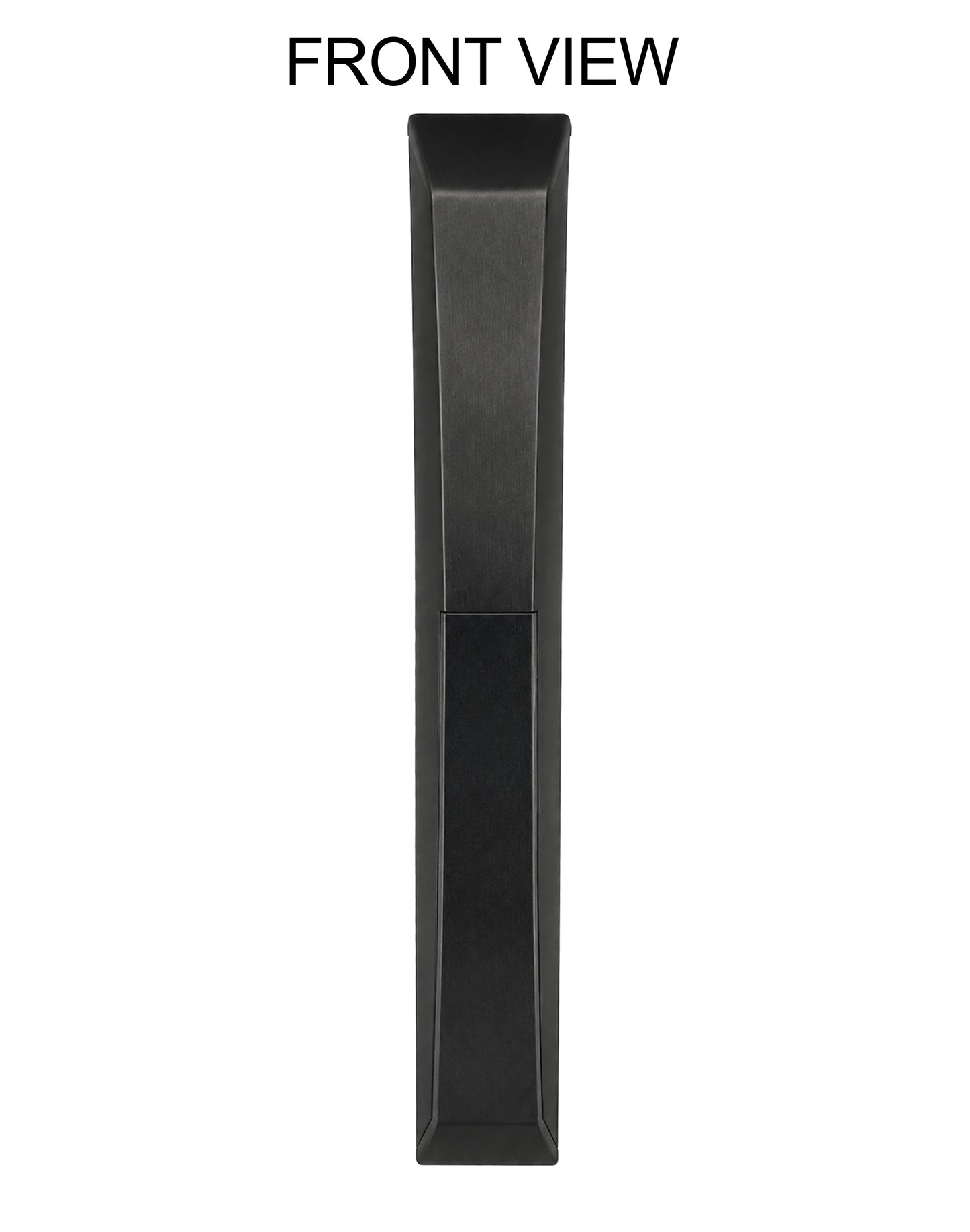Black Matte Stainless Steel Side Mount Spigot for Glass Railing with Leveling (G1135-BLK)