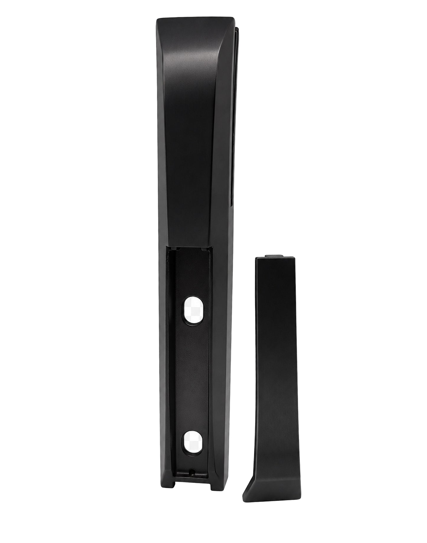 Black Matte Stainless Steel Side Mount Spigot for Glass Railing with Leveling (G1135-BLK)