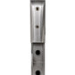 Stainless Steel Side Mount Spigot Talon for Glass Railing with Leveling Satin Finish (G1135-BRS)