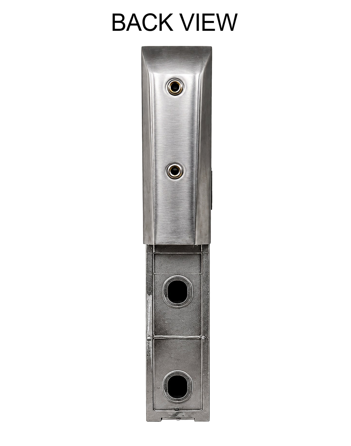 Stainless Steel Side Mount Spigot Talon for Glass Railing with Leveling Satin Finish (G1135-BRS)