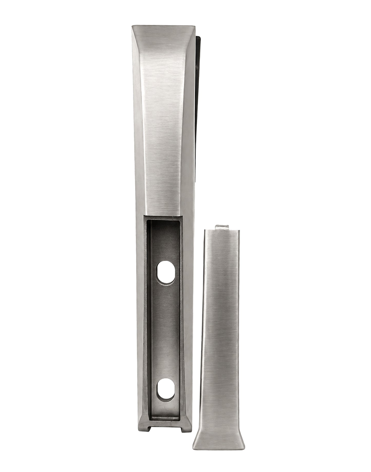 Stainless Steel Side Mount Spigot Talon for Glass Railing with Leveling Satin Finish (G1135-BRS)