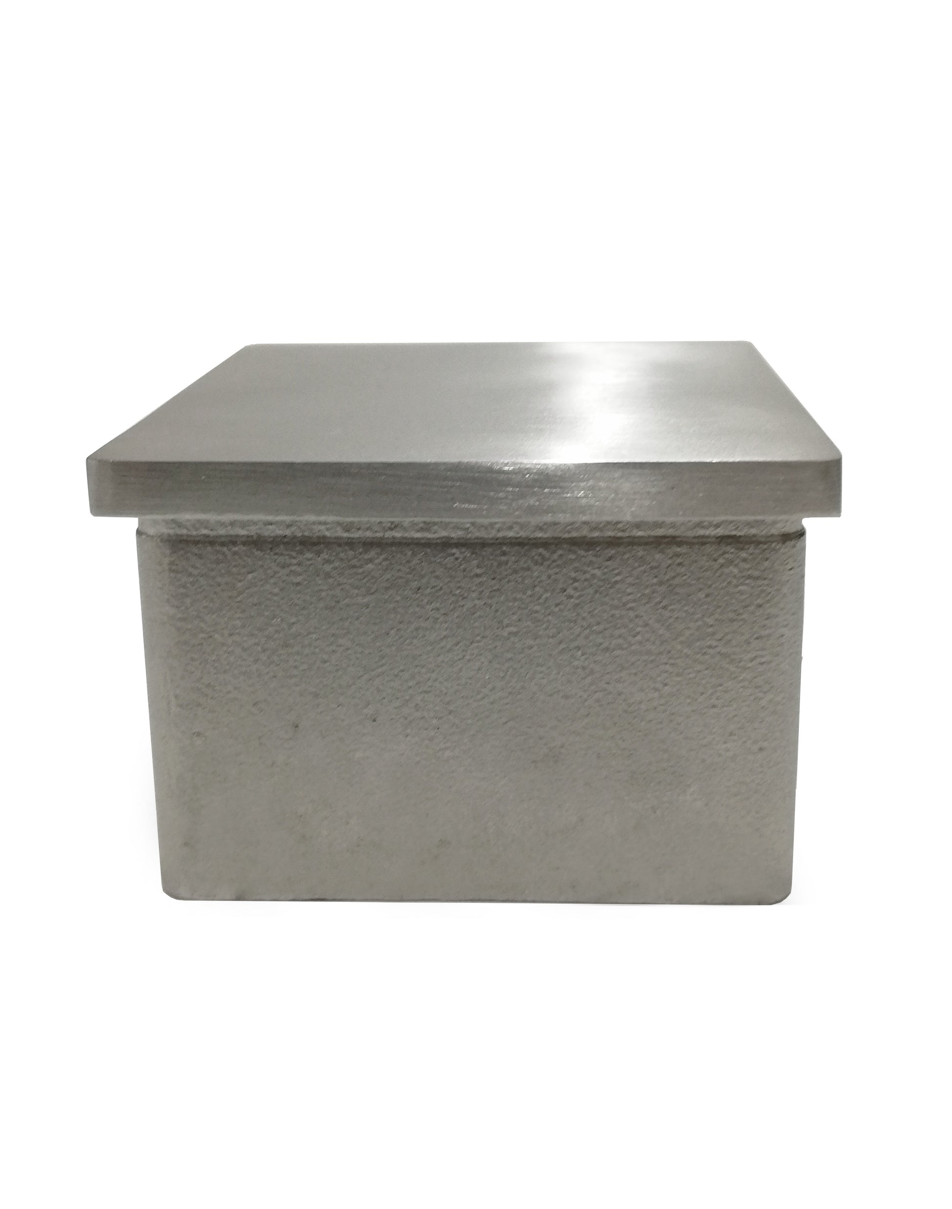 Post Square End Cap Stainless Steel 316 For 1-1/2" 2" Post Fitting (G1140) - SHEMONICO