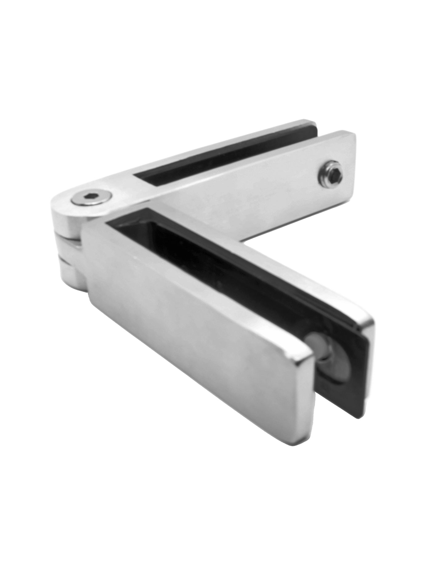 Stainless Steel 316 Adjustable 90 to 180 Degree 1/2" Glass to Glass Clamp Railing  (G1200) - SHEMONICO