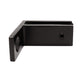 Stainless Steel Black 90 Degree to Wall  1/2" Glass to Wall Clamp Railing  (G1220-BLK) - SHEMONICO