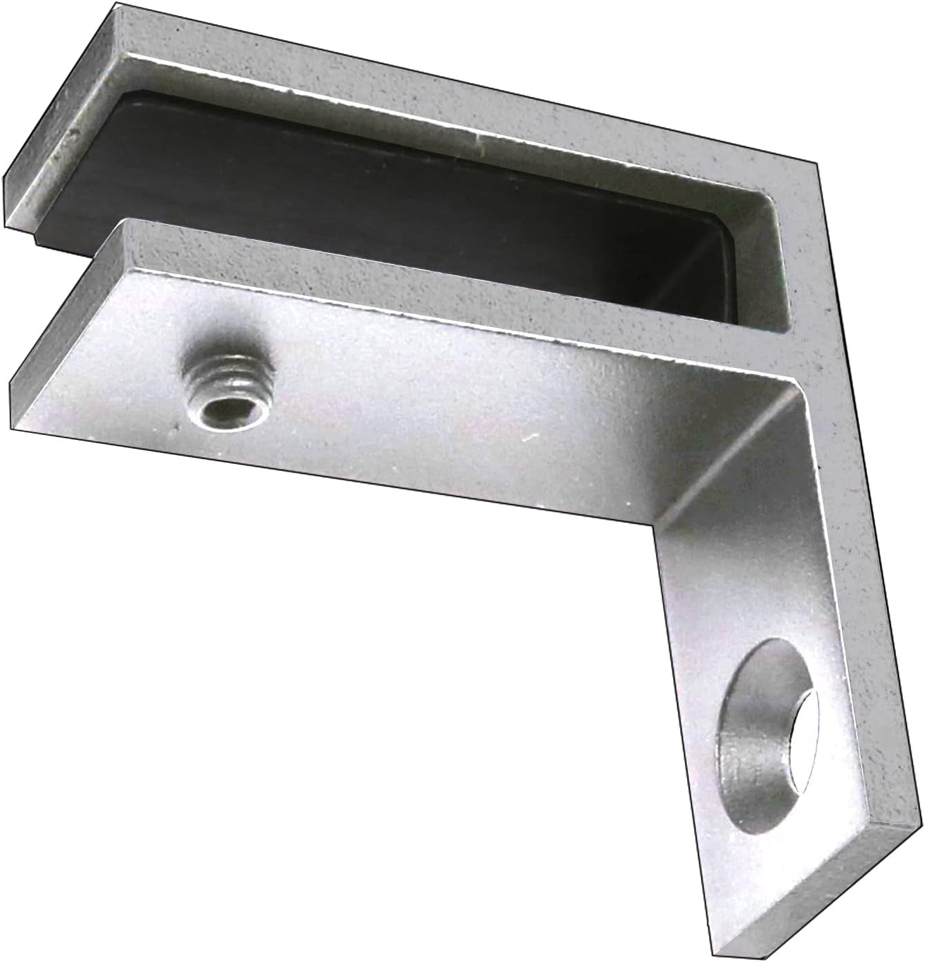 Stainless Steel 90 Degree to Wall  1/2" Glass to Wall Clamp Railing  (G1220) - SHEMONICO