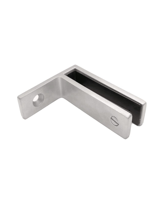 Stainless Steel 90 Degree to Wall  1/2" Glass to Wall Clamp Railing  (G1220) - SHEMONICO