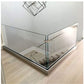 90 Degree 1/2" Glass to Glass Stainless Steel Clamp for Railing  (G1240-BRS) - SHEMONICO