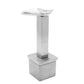 90 Degree Square Stem Post Handrail Bracket Stainless Steel for 1-1/2" Post Fitting (P0150-90-TOP-SQUARE) - SHEMONICO