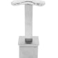 90 Degree Square Stem Post Handrail Bracket Stainless Steel for 1-1/2" Post Fitting (P0150-90-TOP-SQUARE) - SHEMONICO