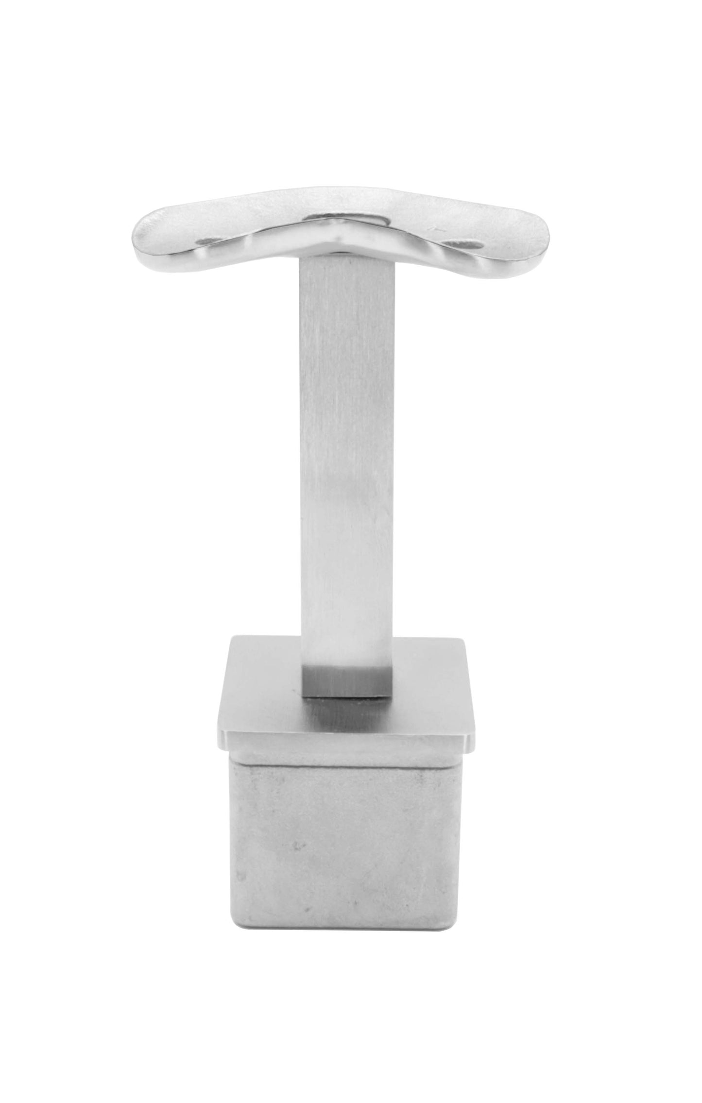 90 Degree Square Stem Post Handrail Bracket Stainless Steel for 1-1/2" Post Fitting (P0150-90-TOP-SQUARE) - SHEMONICO