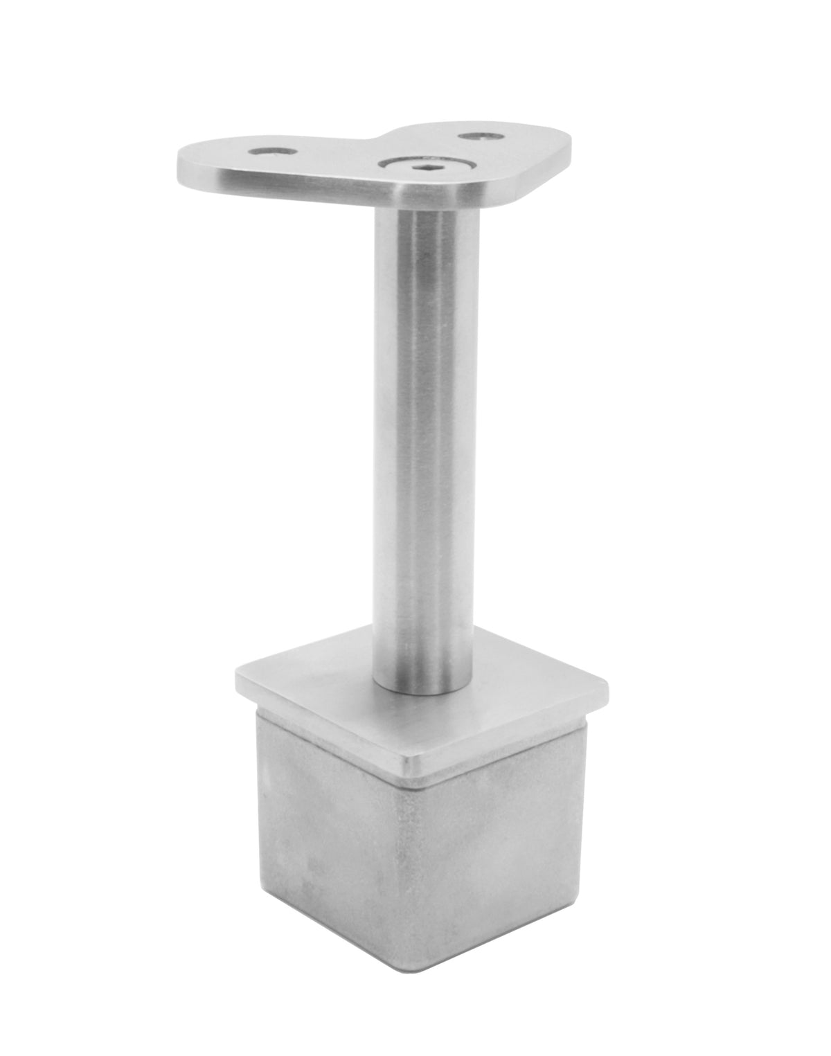 90 Degree Round Stem Post Handrail Bracket Stainless Steel for 2