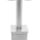 90 Degree Round Stem Post Handrail Bracket Stainless Steel for 2" Post Fitting (P0200-90-TOP-ROUND) - SHEMONICO