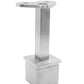 90 Degree Square Stem Post Handrail Bracket Stainless Steel for 2" Post Fitting (P0200-90-TOP-SQUARE) - SHEMONICO