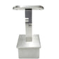 Adjustable Square Stem Post Handrail Brackt Stainless Steel for 2" Post Fitting (P0200-ADJ-TOP-SQUARE) - SHEMONICO