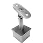 Adjustable Round Stem Post Handrail Bracket Stainless Steel for 2" Post Fitting (P0200-ADJ-TOP-ROUND) - SHEMONICO