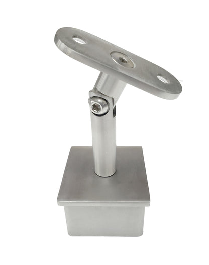 Adjustable Stem Post Handrail Bracket Stainless Steel 316 for 2" Post Fitting (P0100-200-ADJ) - SHEMONICO