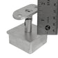 Adjustable Round Stem Post Handrail Bracket Stainless Steel for 2" Post Fitting (P0200-ADJ-TOP-ROUND) - SHEMONICO