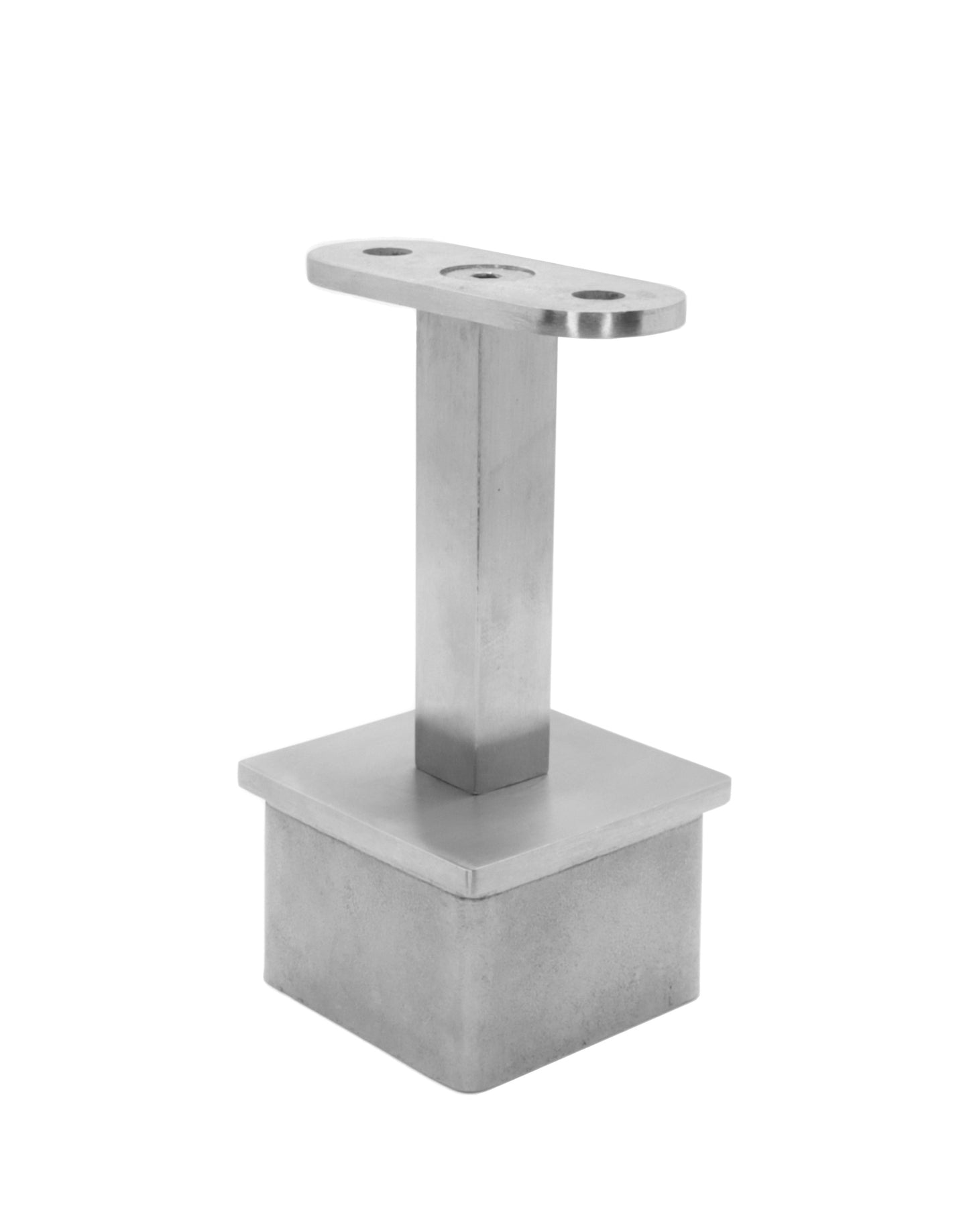 Fixed Square Stem Post Handrail Bracket Stainless Steel for 2" Post Fitting (P0200-FIX-TOP-SQUARE) - SHEMONICO