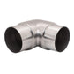90 Degree Sharp Corner Elbow for 1 1/2 Round Handrail Tube Stainless Steel 304 (P0315-150) - SHEMONICO