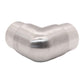 90 Degree Sharp Corner Elbow for 1 1/2 Round Handrail Tube Stainless Steel 304 (P0315-150) - SHEMONICO