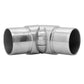 Adjustable Round Flush Angle for 1 1/2 Round Handrail Tube Stainless Steel 316 (P0320-150)