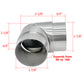 Adjustable Round Flush Angle for 2" Round Handrail Tube Stainless Steel 304 (P0320-200)
