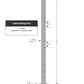 Stainless Steel Cable Railing Square Post 1.5" Wide, 42" Tall, 4" Base Plate & Cover, Black