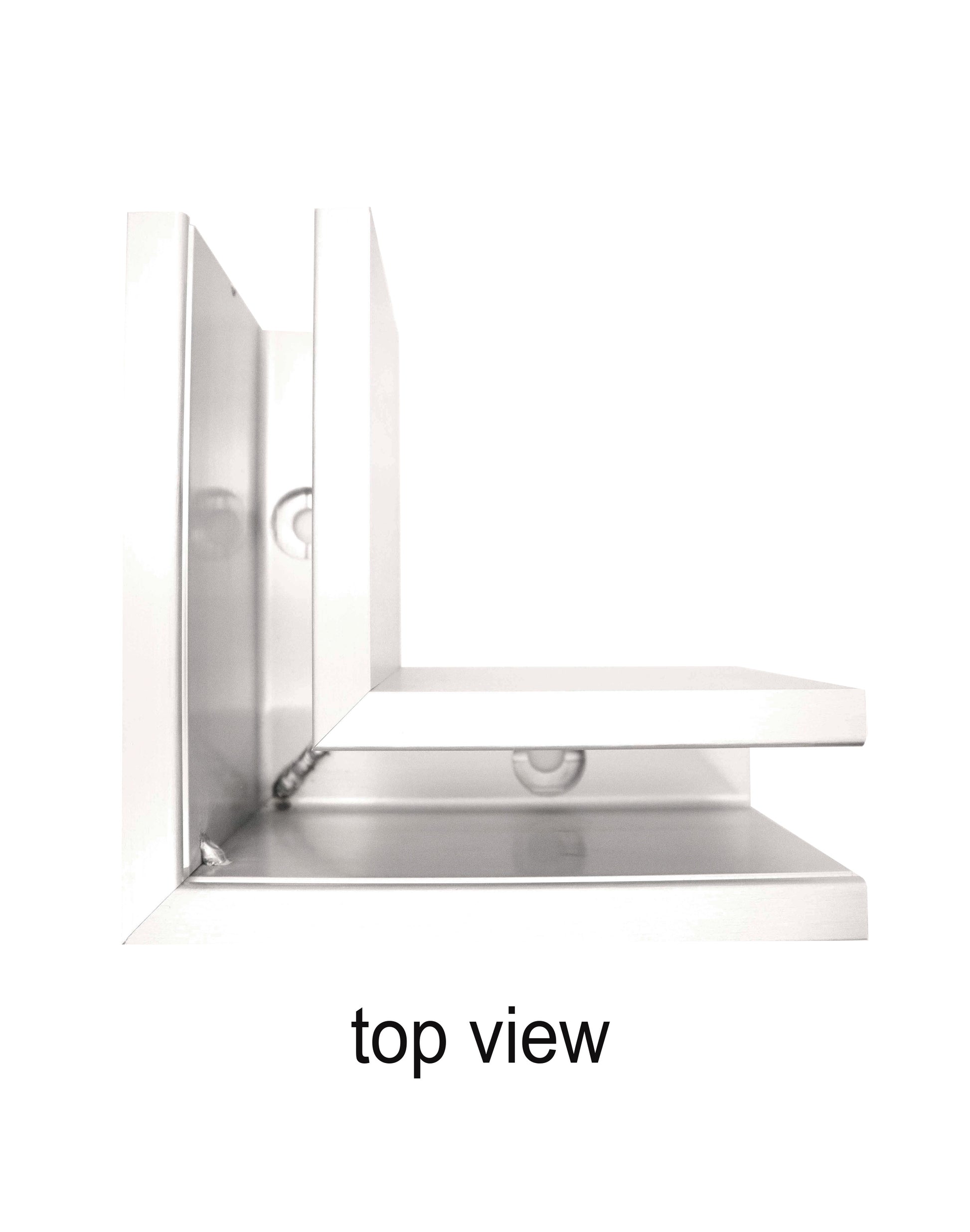 Corner for Anodized Aluminum Glass Channel (G1005-COR) - SHEMONICO