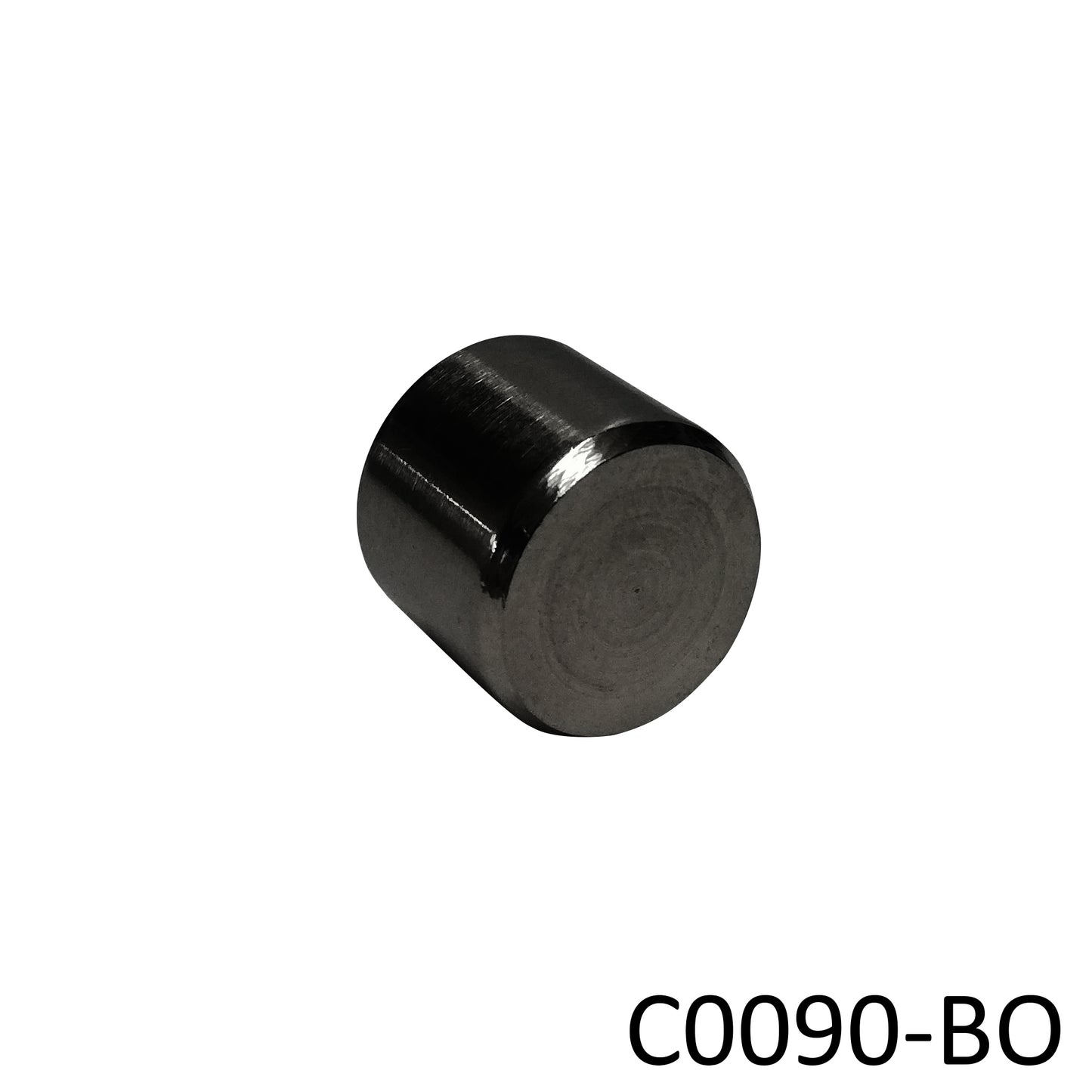 Black Oxide Round End Cap for Jam Nut (C0090-BO) - SHEMONICO