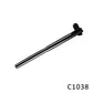 Stainless Steel Black Oxide Threaded Drop Pin  (C1038-BO) - SHEMONICO