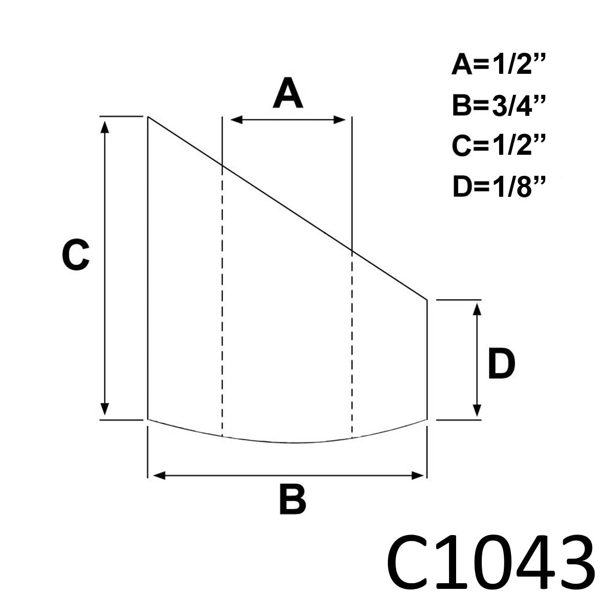 Angle Washer for 1/8" 3/16" 1/4" Cable Wire (C1042) - SHEMONICO