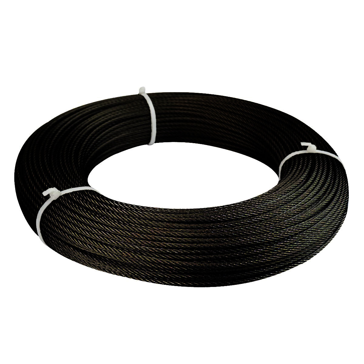 Stainless Steel Cable 1/8 3/16 1/4 Spool Black Oxide 316 gauge