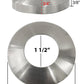 Stainless Steel 316 Grade Round Base Cover and Plate for 1-1/2" Post Fitting (C1050-150) - SHEMONICO