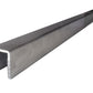 Slim cap rail for glass rail 10 ft U channel Stainless steel (G1016) - SHEMONICO