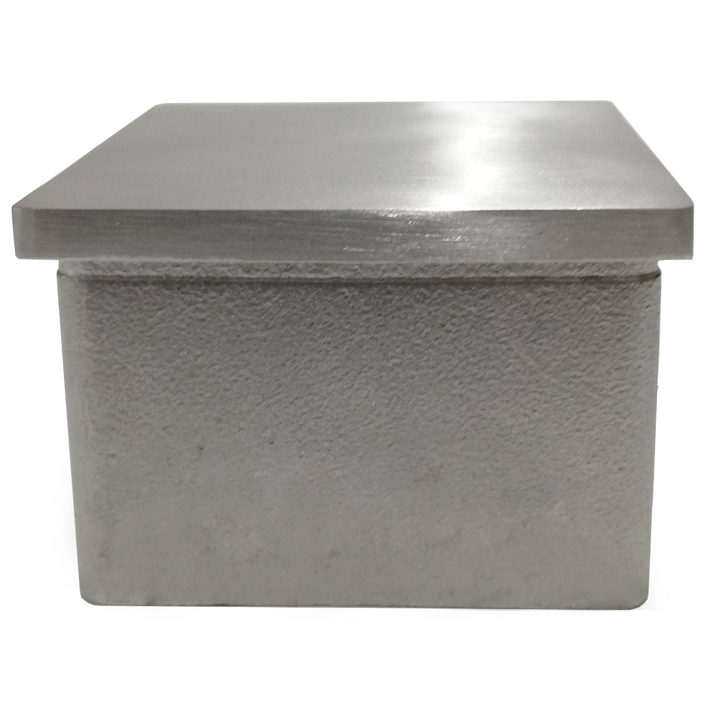 Post Square End Cap Stainless Steel 316 1-1/2" Post Fitting (G1140-150-150) - SHEMONICO