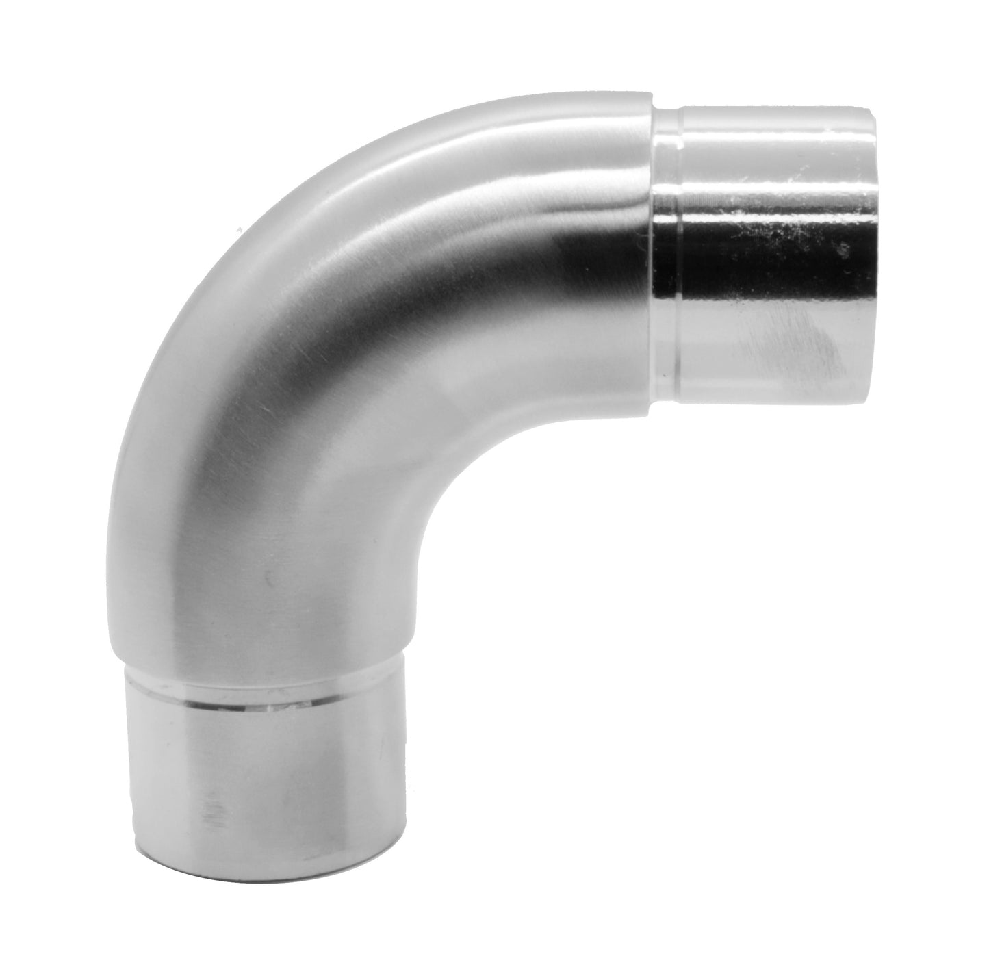 90 Degree Elbow for 1 1/2 Round Handrail Tube Stainless Steel 316 (P0310-150) - SHEMONICO